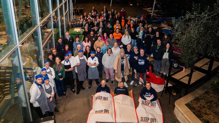 Eden Project Sleep Out 2024