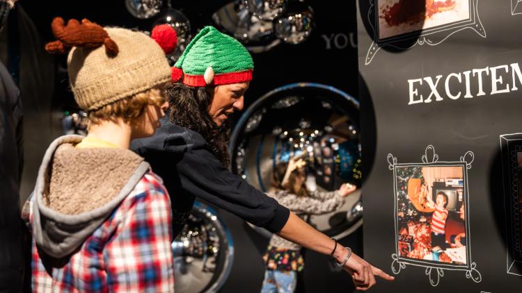 Family explore magical Christmas experience